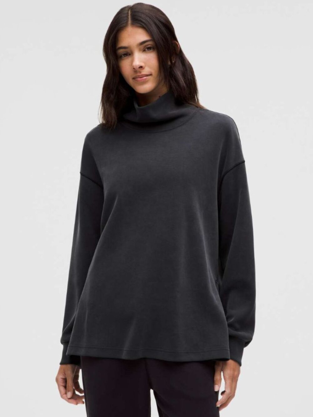Softstreme™ Funnel-Neck Long Pullover